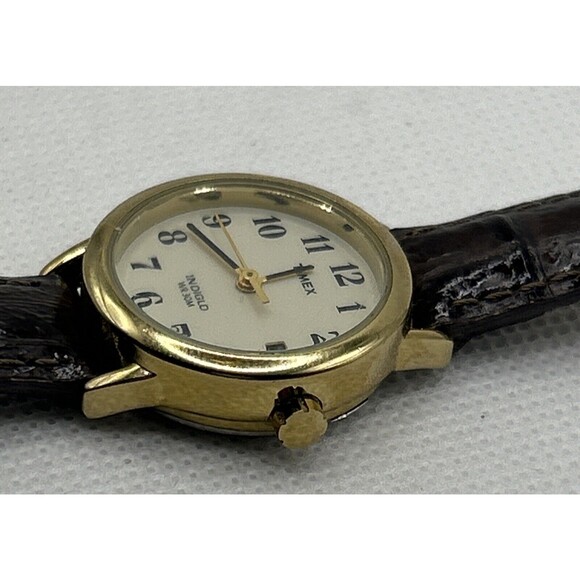 Timex Indiglo Women's watch Classic style Water resistant CR1216CELL leather A+ - Picture 2 of 6